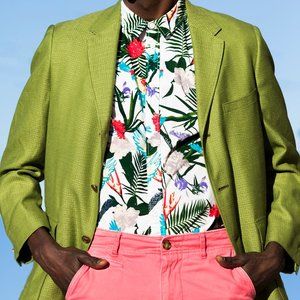 J Capps & Sons Vintage 1970s ltd Green Blazer